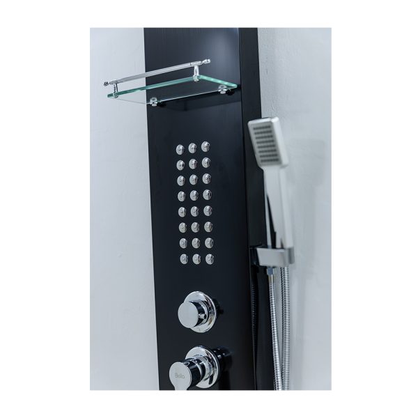 JUEGO DUCHA #A5404B BLACK DECOR - Imagen 4