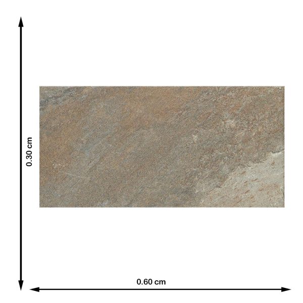 PISO 30X60 KATHMANDU OCRE ANTID - Imagen 2