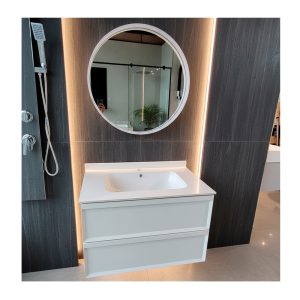 MUEBLE BAÑO #2170 ESPEJO LED RED 80CM