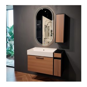 MUEBLE BAÑO #MP-90 ESPEJO LED OVA-70CM